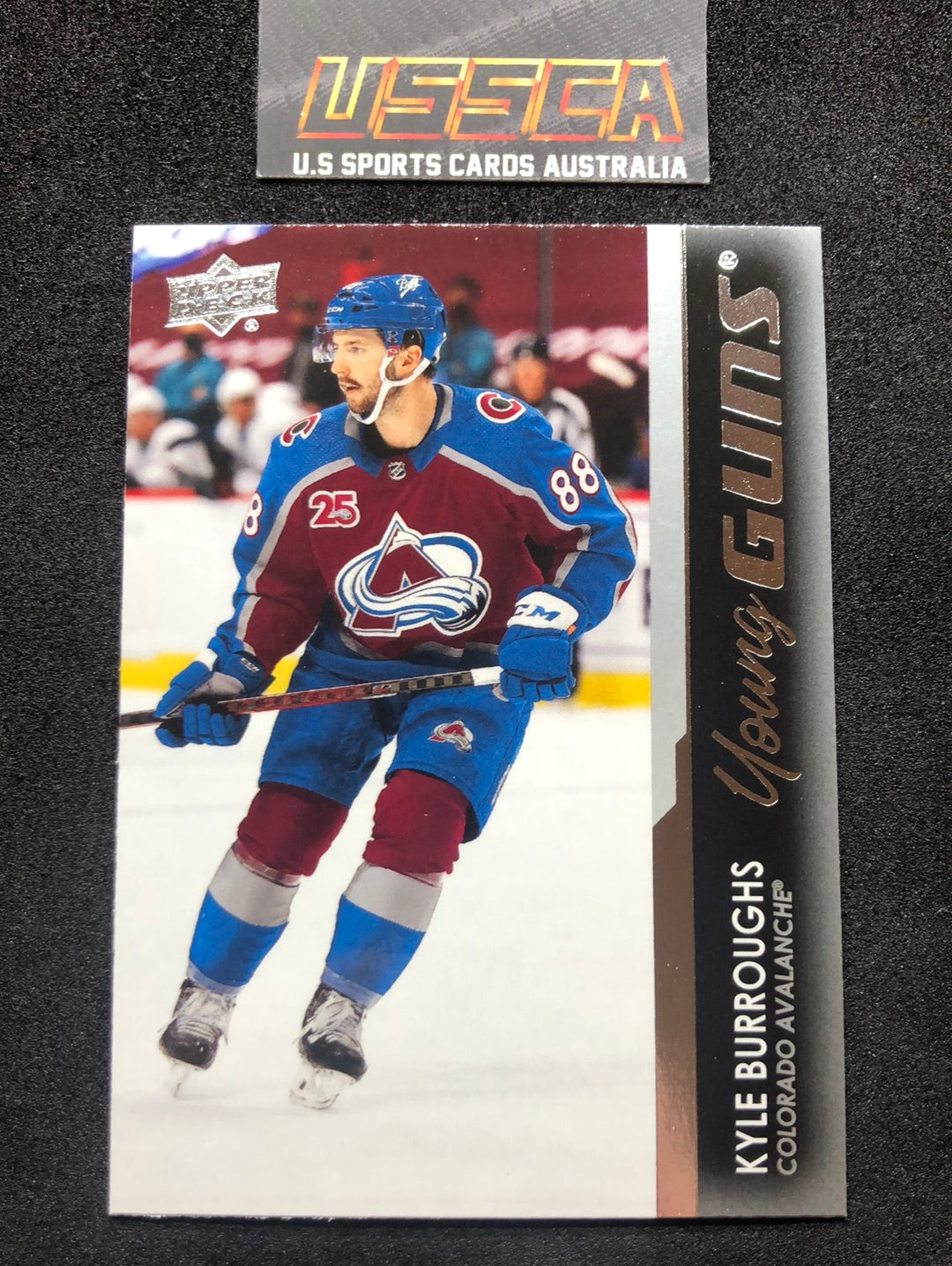 2021-22 Upper Deck Series One #206 - Young Guns - Kyle Burroughs - Colorado Avalanche