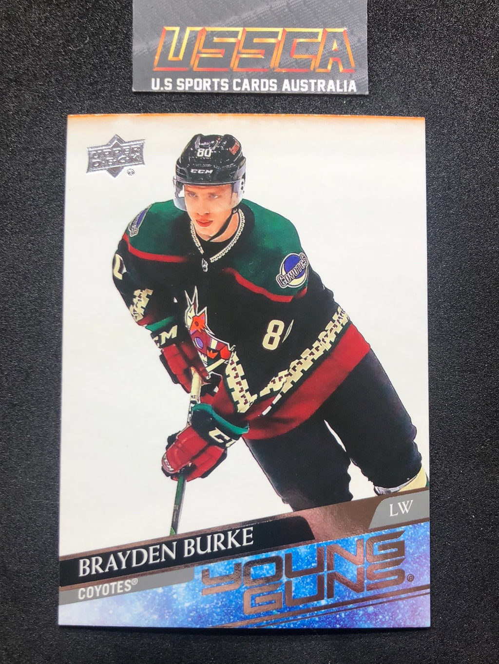 2020-21 Upper Deck Series Two #499 - Young Guns - Brayden Burke - Arizona Coyotes