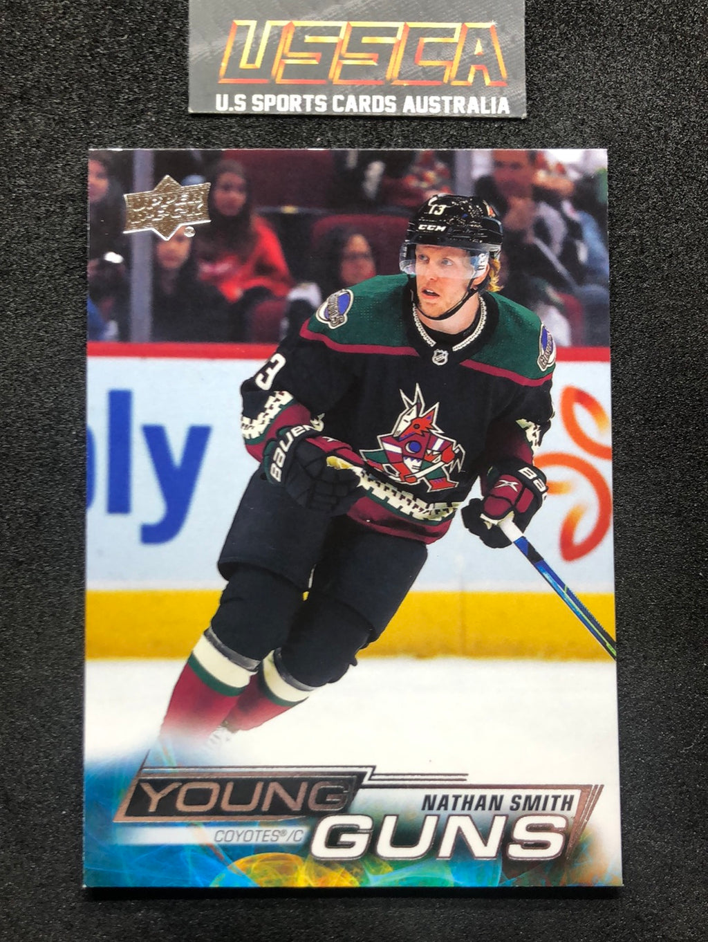 2022-23 Upper Deck Series One #206 - Young Guns - Nathan Smith - Arizona Coyotes