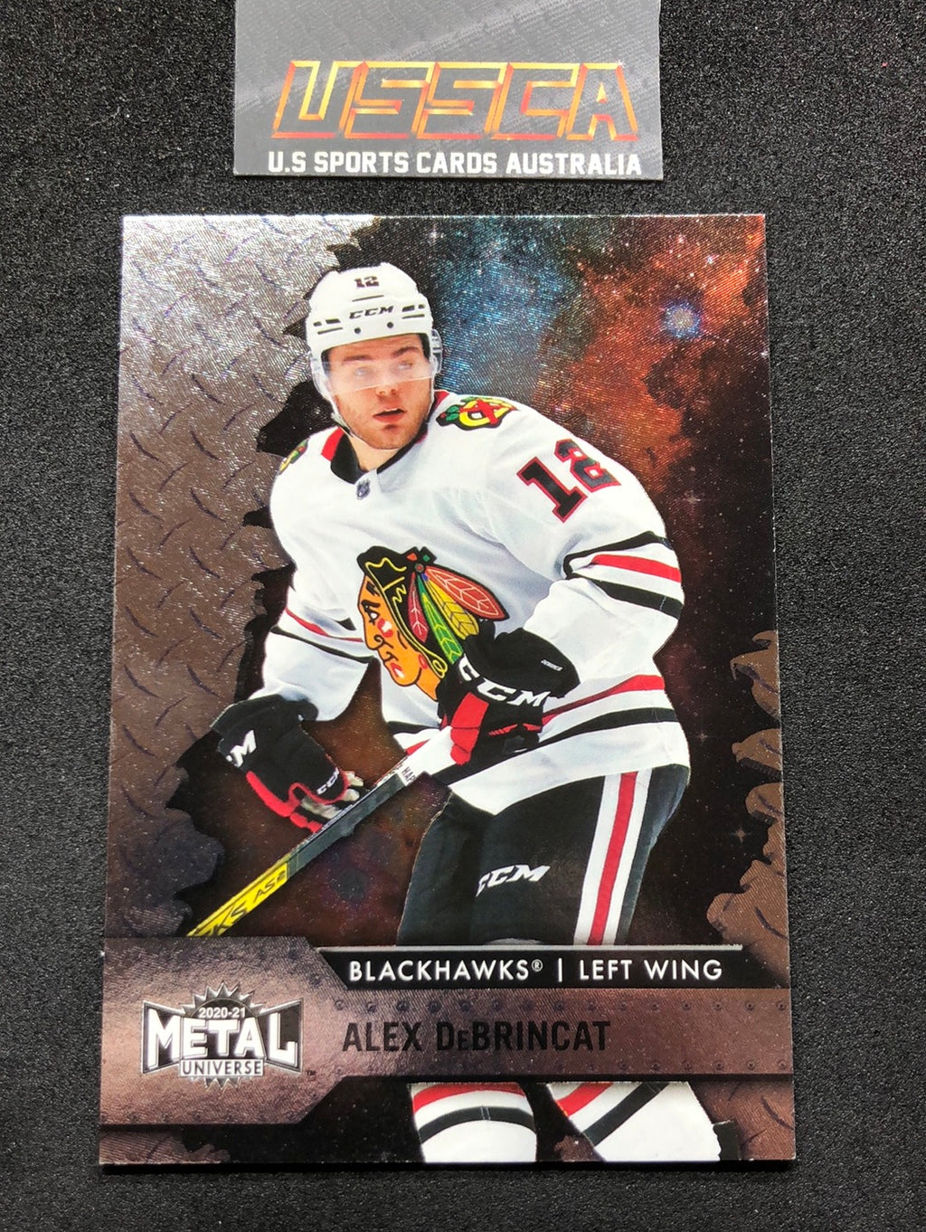 2020-21 Upper Deck Skybox Metal Universe - [Base] #12 - Alex DeBrincat - Chicago Blackhawks