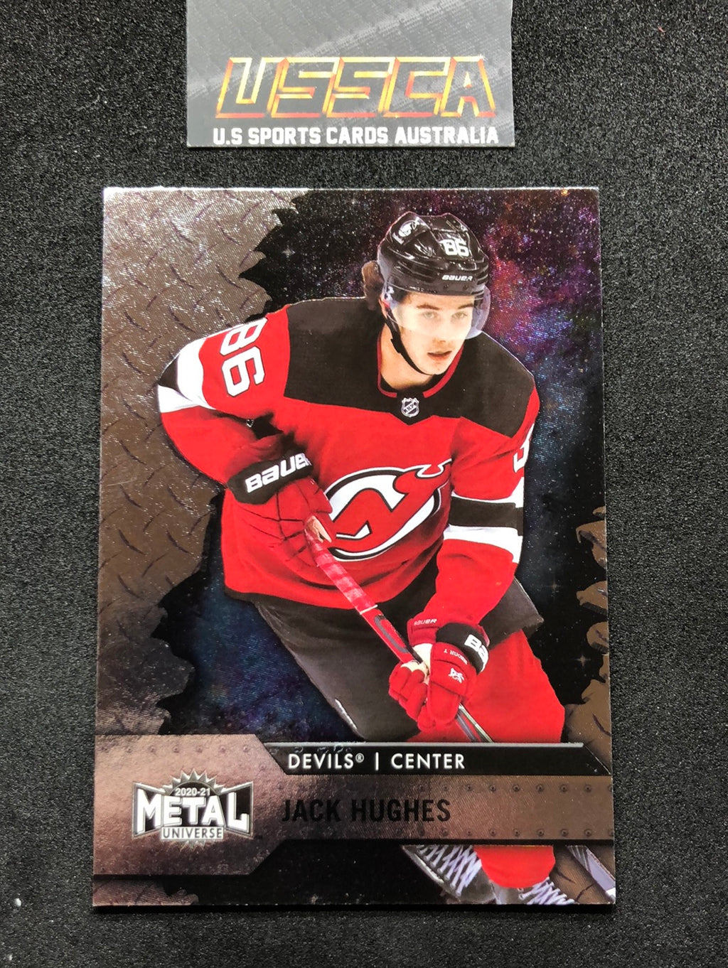 2020-21 Upper Deck Skybox Metal Universe - [Base] #21 - Jack Hughes - New Jersey Devils