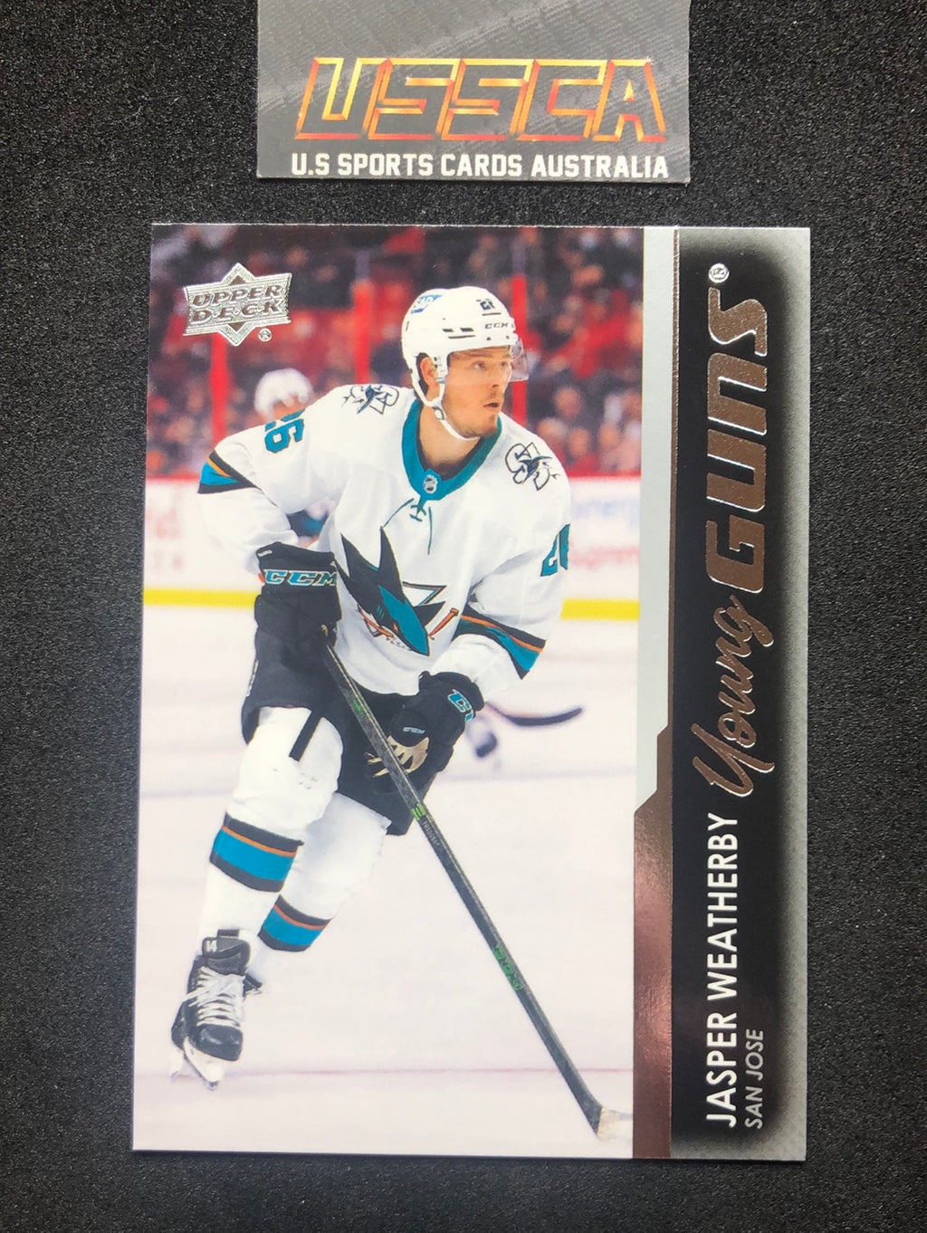 2021-22 Upper Deck Series Two #487 - Young Guns - Jasper Weatherby - San Jose Sharks