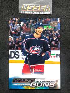 2022-23 Upper Deck Series One #202 - Young Guns - Nick Blankenburg - Columbus Blue Jackets