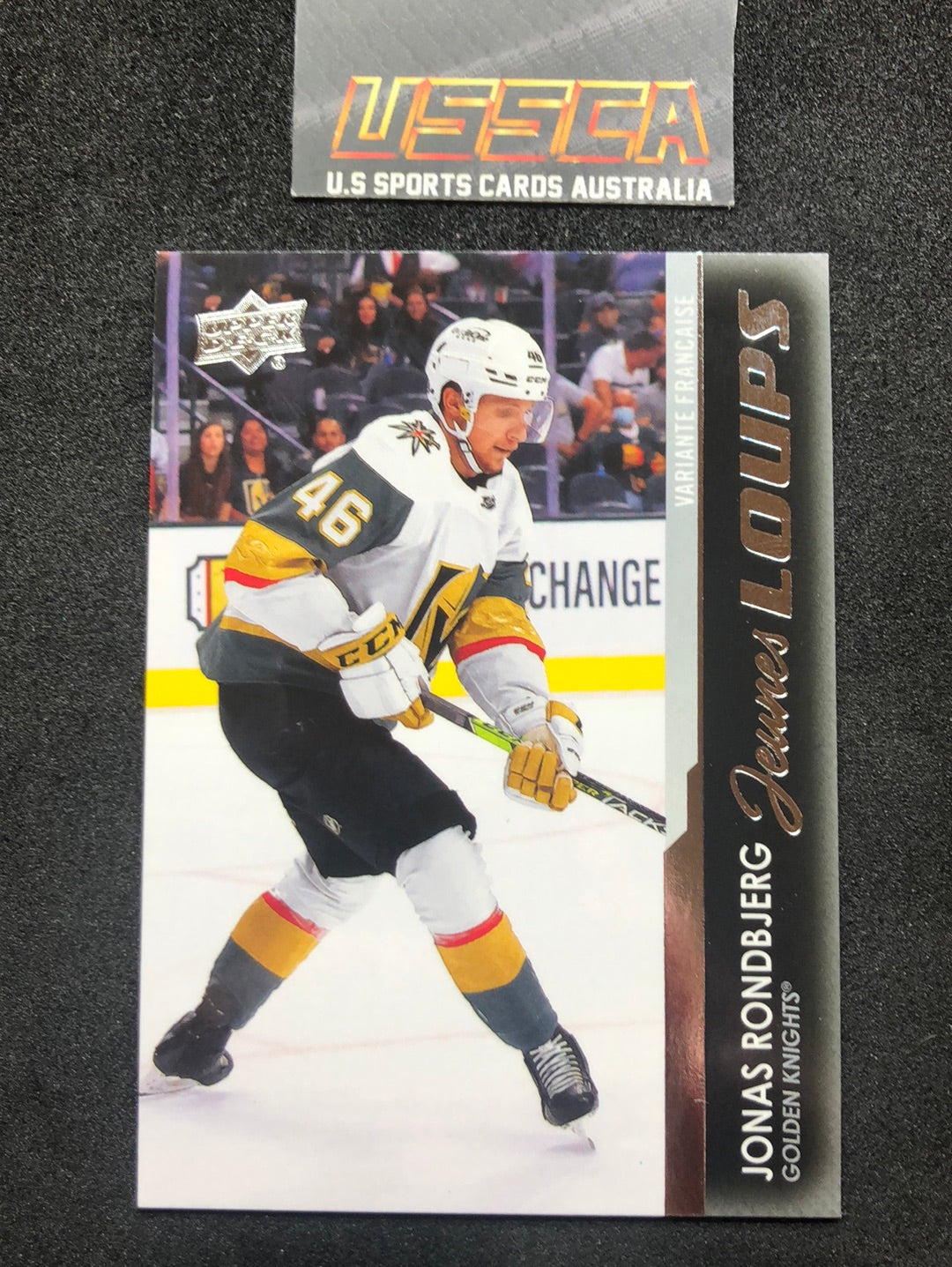 2021-22 Upper Deck Series Two #460 - Young Guns French - Jonas Rondbjerg - Vegas Golden Knights