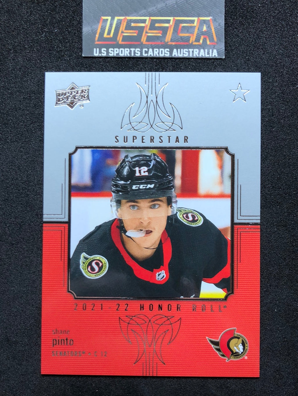 2021-22 Upper Deck Series Two #HR-71 - Honor Roll - Shane Pinto - Ottawa Senators