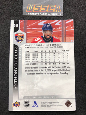 2020-21 Upper Deck Extended Series #556 Anthony Duclair - Florida Panthers