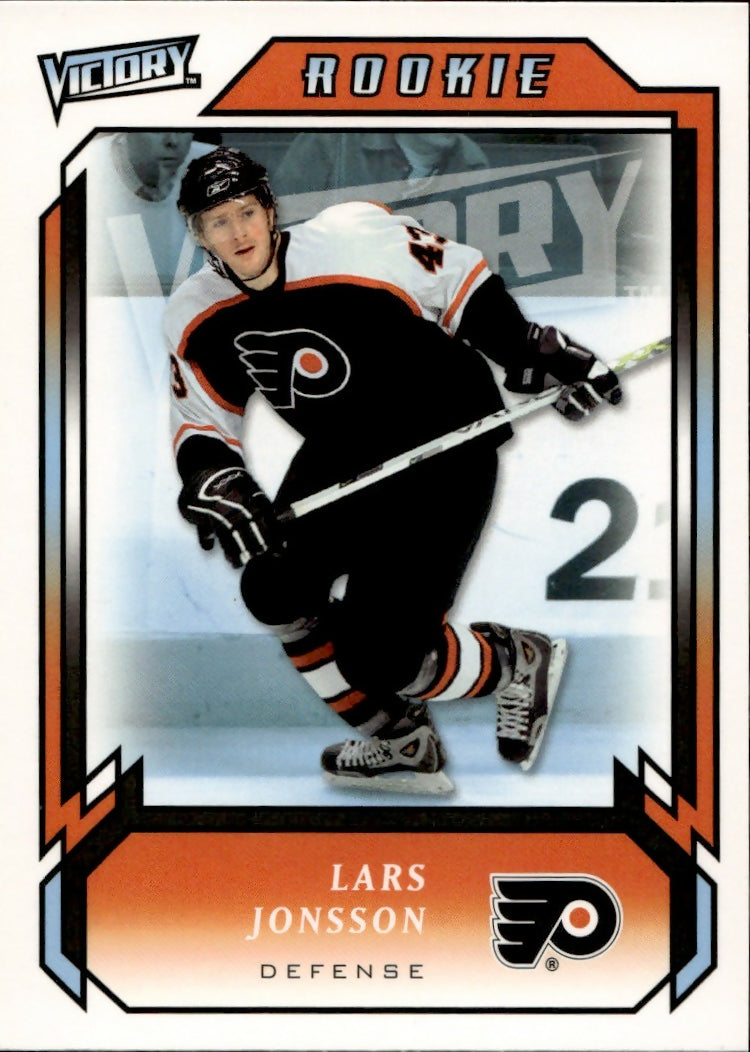 2006-07 Upper Deck Victory Hockey - Base #323 Lars Jonsson - Philadelphia Flyers - A