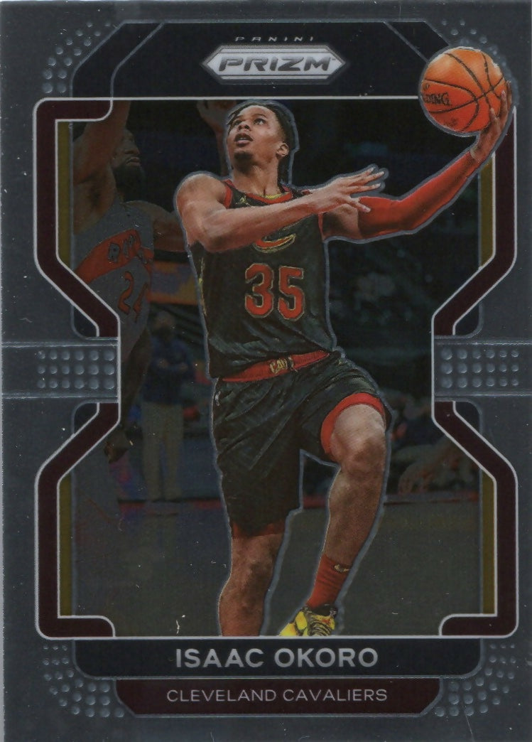 2021-22 Panini Prizm Basketball - Base # 212 Isaac Okoro - Cleveland Cavaliers