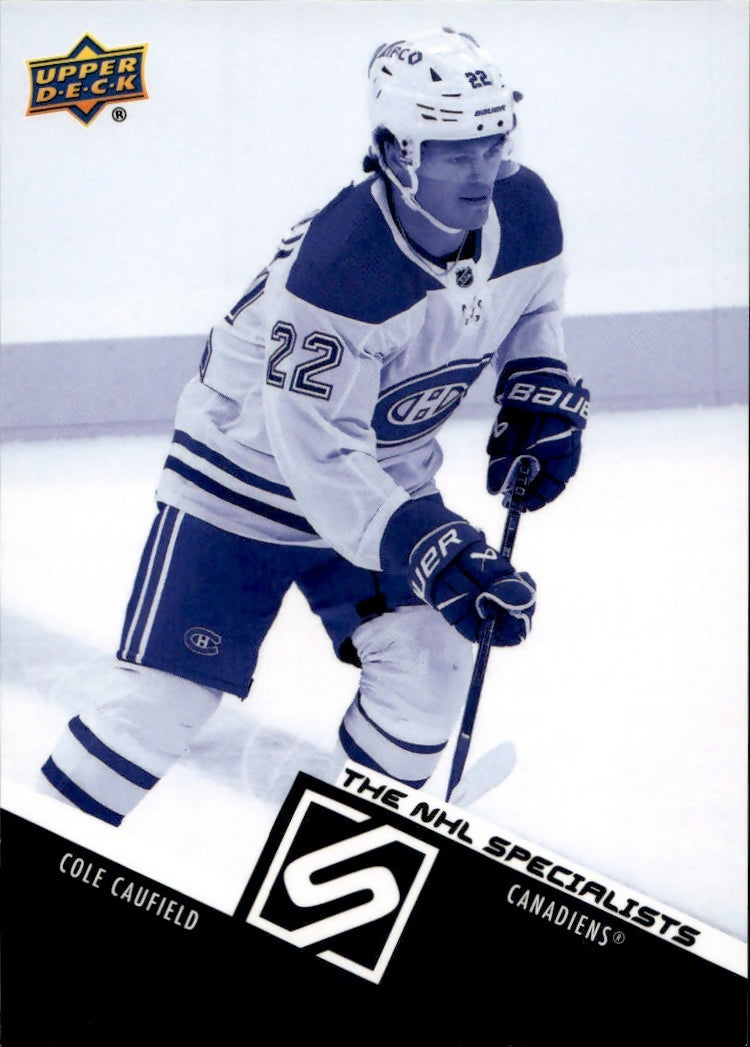 2023-24 Upper Deck Extended Series - The NHL Specialists #NS-50 Cole Caufield - Montreal Canadiens - A
