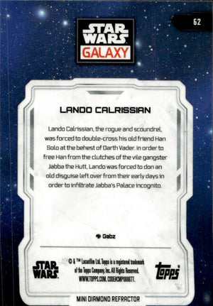 2024 Topps Star Wars Galaxy Chrome - Base #62 Lando Calrissian - B