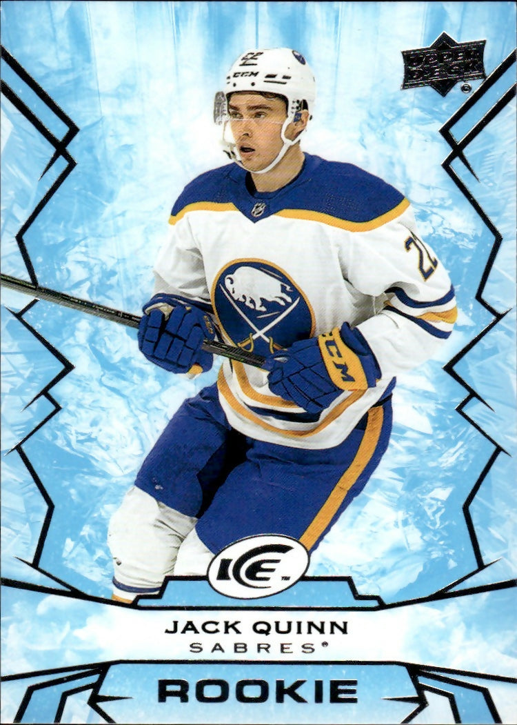 2022-23 Upper Deck Ice Hockey - Base - Rookie #131 Jack Quinn - Buffalo Sabres