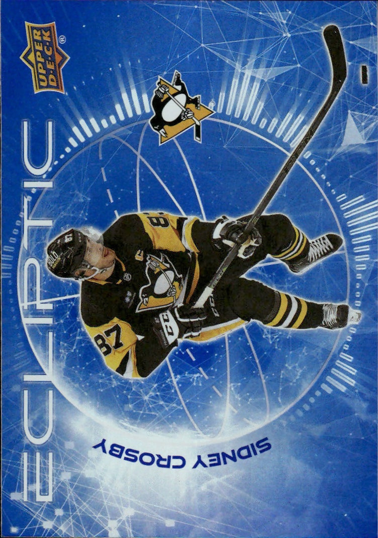 2023-24 Upper Deck Series 2 Hockey - Ecliptic #EC-6 Sidney Crosby - Pittsburgh Penguins