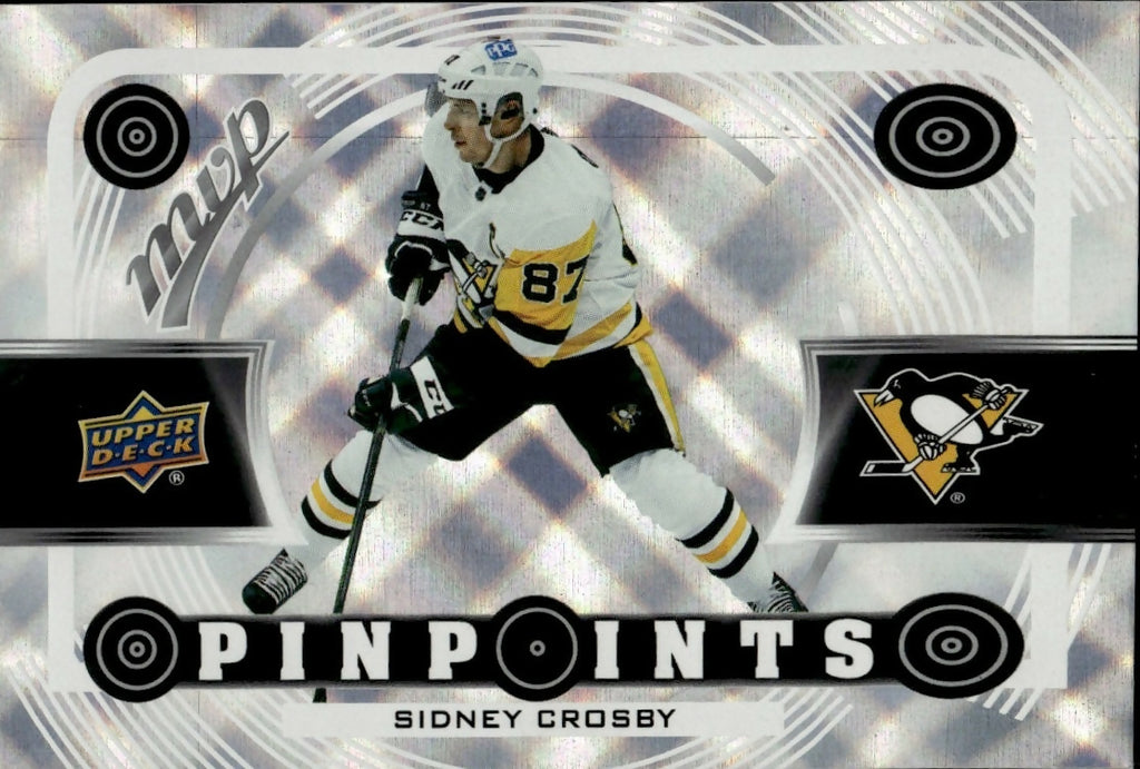 2022-23 Upper Deck MVP Hockey - Pinpoints #PP-2 Sidney Crosby - Pittsburgh Penguins
