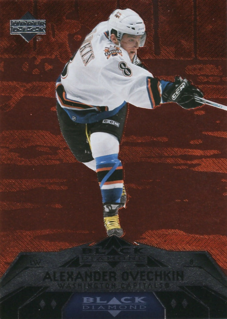 2007-08 Upper Deck Black Diamond -  Base Ruby Red :100 # Alexander Ovechkin - Washington Capitals - A