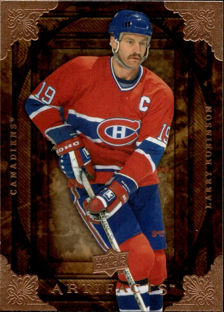 2009-09 Upper Deck Artifacts  - Base #50 Larry Robinson - Montreal Canadiens - A