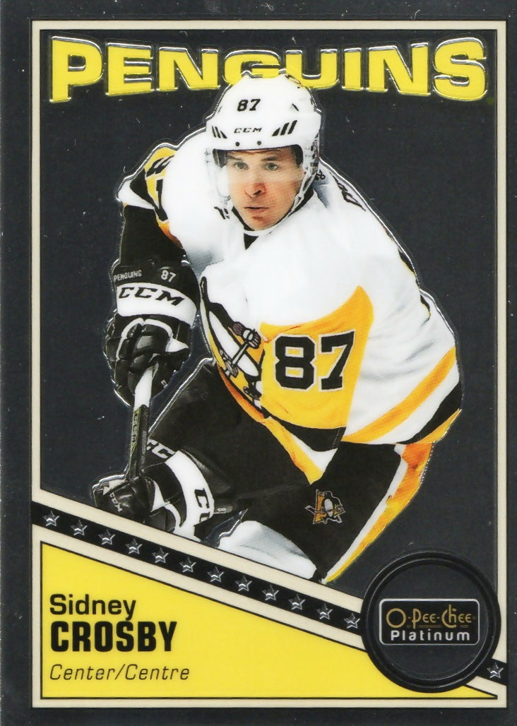 2019-20 Upper Deck O-Pee-Chee Platinum Hockey - Retro #R-48 Sidney Crosby - Pittsburgh Penguins - A