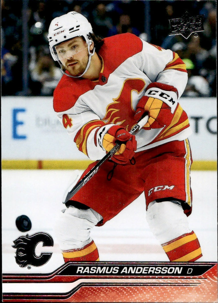 2023-24 Upper Deck Series 2 Hockey - Base #280 Rasmus Andersson - Calgary Flames - A