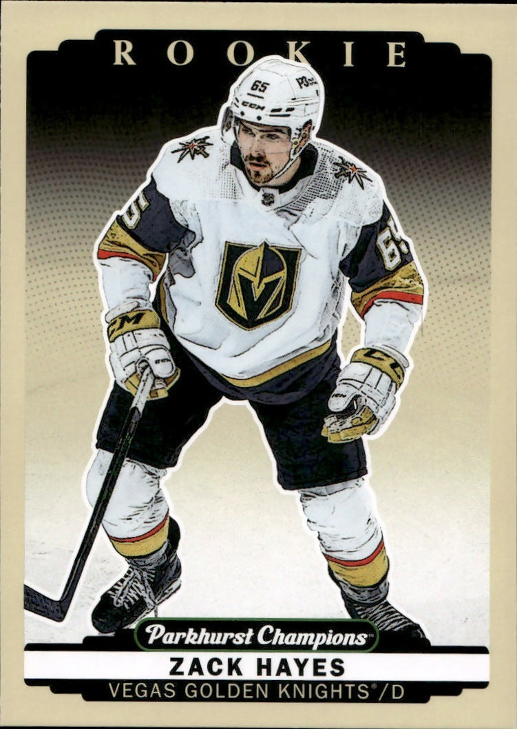 2022-23 Upper Deck Parkhurst Champions - Base #272 Zack Hayes - Vegas Golden Knights - A