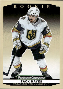2022-23 Upper Deck Parkhurst Champions - Base #272 Zack Hayes - Vegas Golden Knights - A