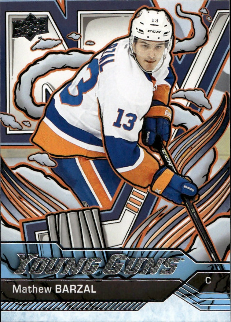 2024-25 Upper Deck Series 2 Hockey - Young Guns Renewed #458 Mathew Barzal - New York Islanders - A