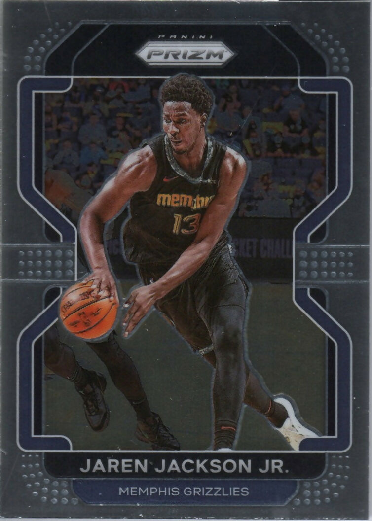 2021-22 Panini Prizm Basketball - Base # 35 Jaren Jackson Jr. Memphis Grizzlies