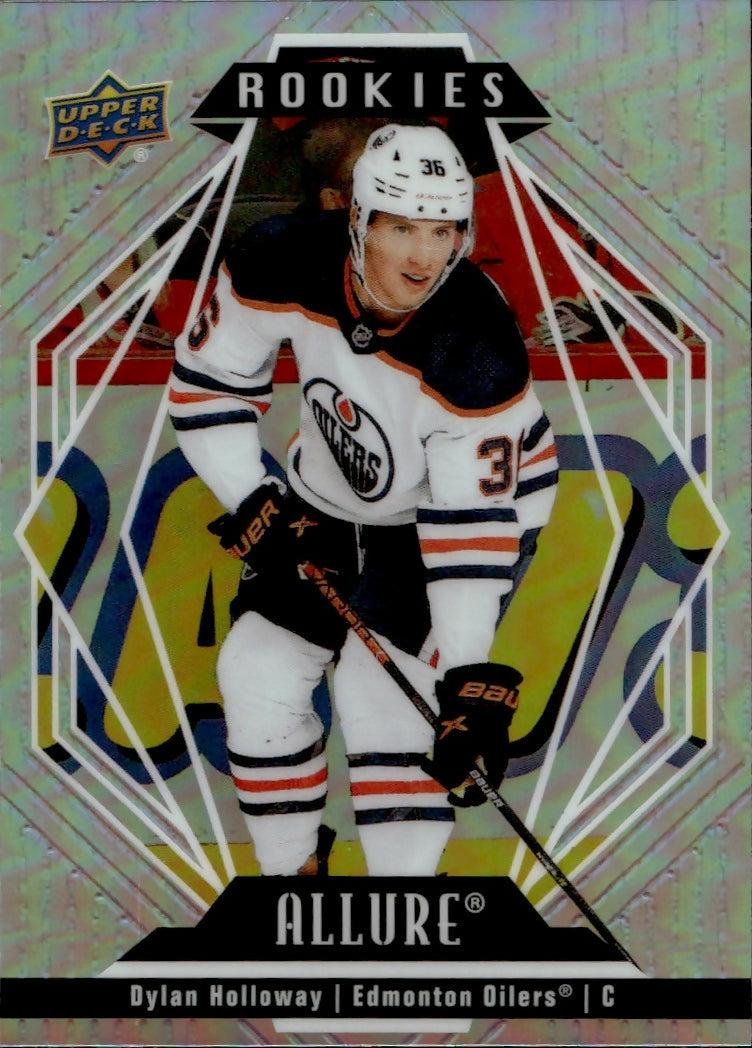 2022-23 Upper Deck Allure Hockey - Base - Rookies #121 Dylan Holloway - Edmonton Oilers - A