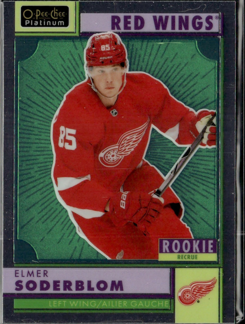 2022-23 Upper Deck O-Pee-Chee Platinum Hockey - Retro #R-91 Elmer Soderblom - Detroit Red Wings - A