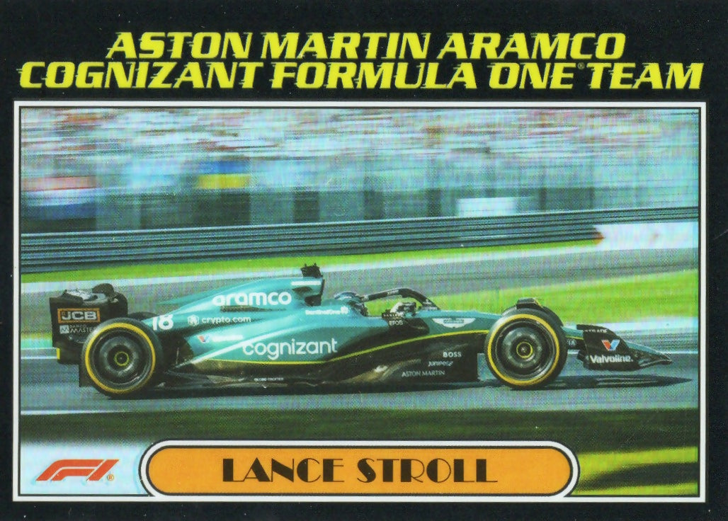 2023 Topps Chrome Formula 1 Autos of 1977 #AU77-LS Lance Stroll - Aston Martin Aramco Cognizant Formula One Team - A