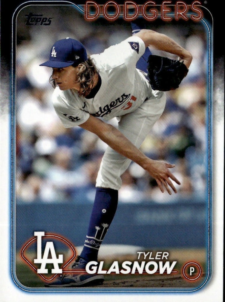 2024 Topps Update #US300 Tyler Glasnow Los Angeles Dodgers