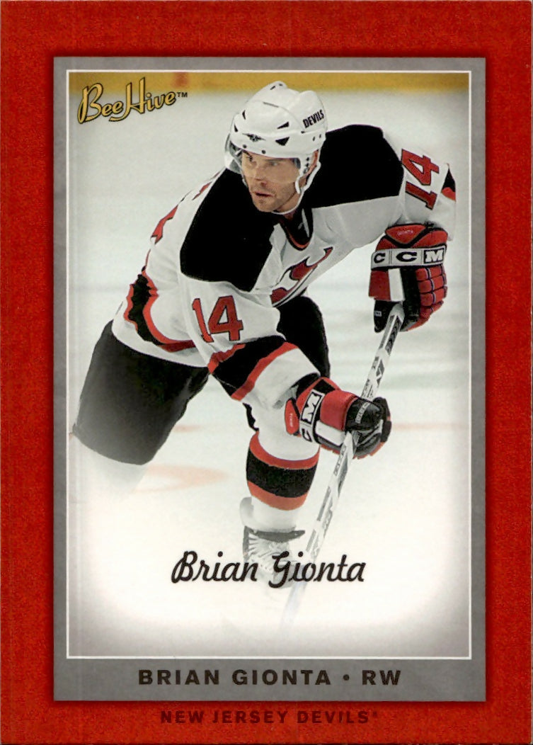 2006-07 Upper Deck - Bee Hive Hockey - Base - Red #43 Brian Gionta - New Jersey Devils - A