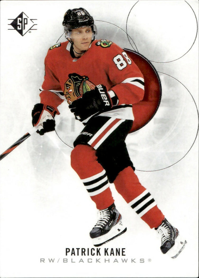 2020-21 Upper Deck Sp Authentic Hockey - Base #60 Patrick Kane - Chicago Blackhawks