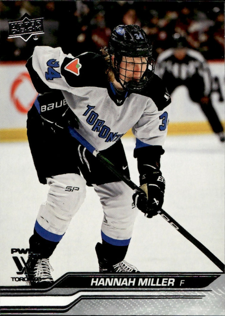 2024-25 Upper Deck PWHL Hockey - Base #4 Hannah Miller - Toronto Sceptres - A