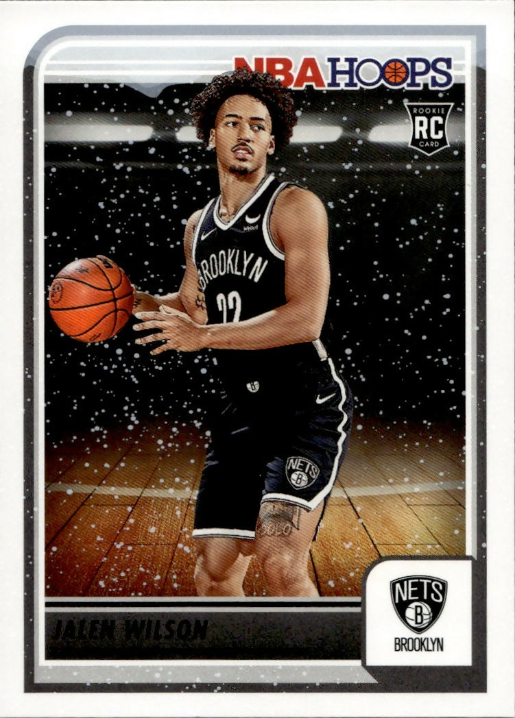 2023-24 Panini Hoops Basketball - Base #258 Jalen Wilson - Brooklyn Nets - A