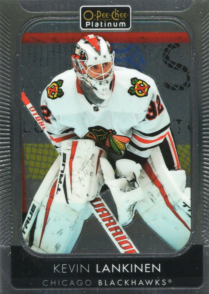 2021-22 Upper Deck O-Pee-Chee Platinum Hockey - Base #49 Kevin Lankinen - Chicago Blackhawks - A