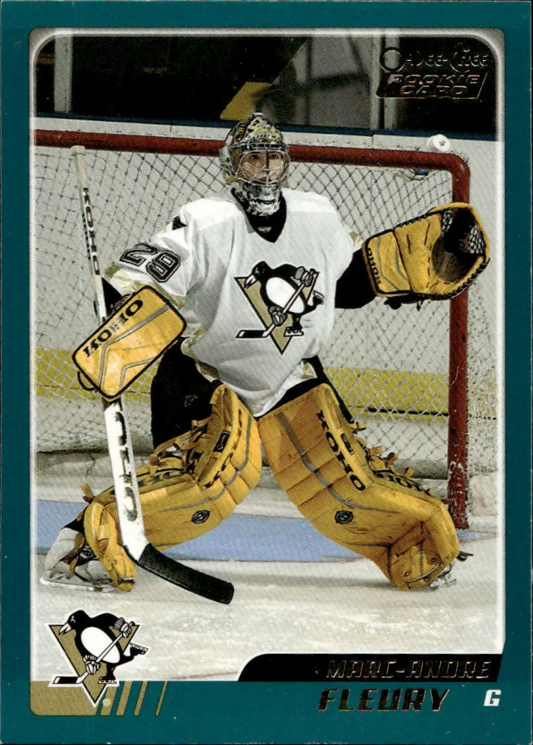 2003-04 O-Pee-Chee - Base #340 Marc-Andre Fleury - Pittsburgh Penguins - A