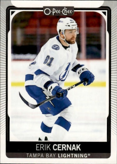 2021-22 Upper Deck O-Pee-Chee Hockey - Base #227 Erik Cernak - Tampa Bay Lightning