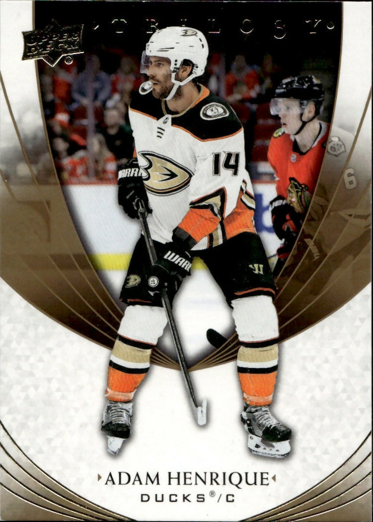 2020-21 Upper Deck Trilogy Hockey - Base #31 Adam Henrique - Anaheim Ducks - A