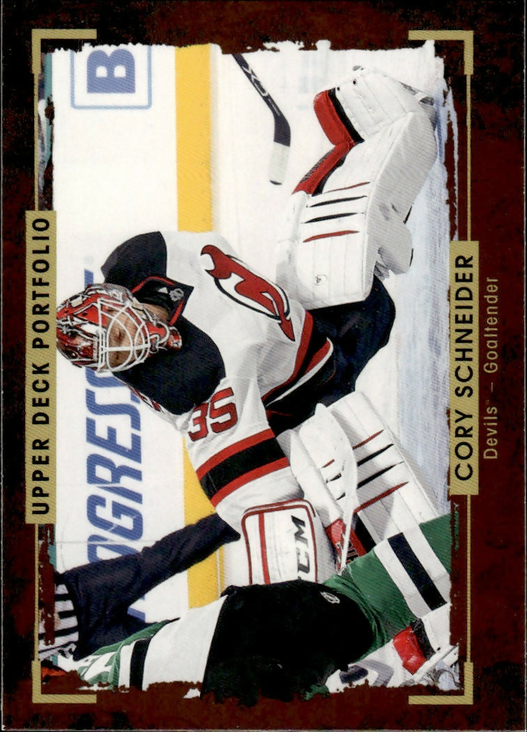 2015-16 Upper Deck Portfolio Hockey - Base #73 Cory Schneider - New Jersey Devils