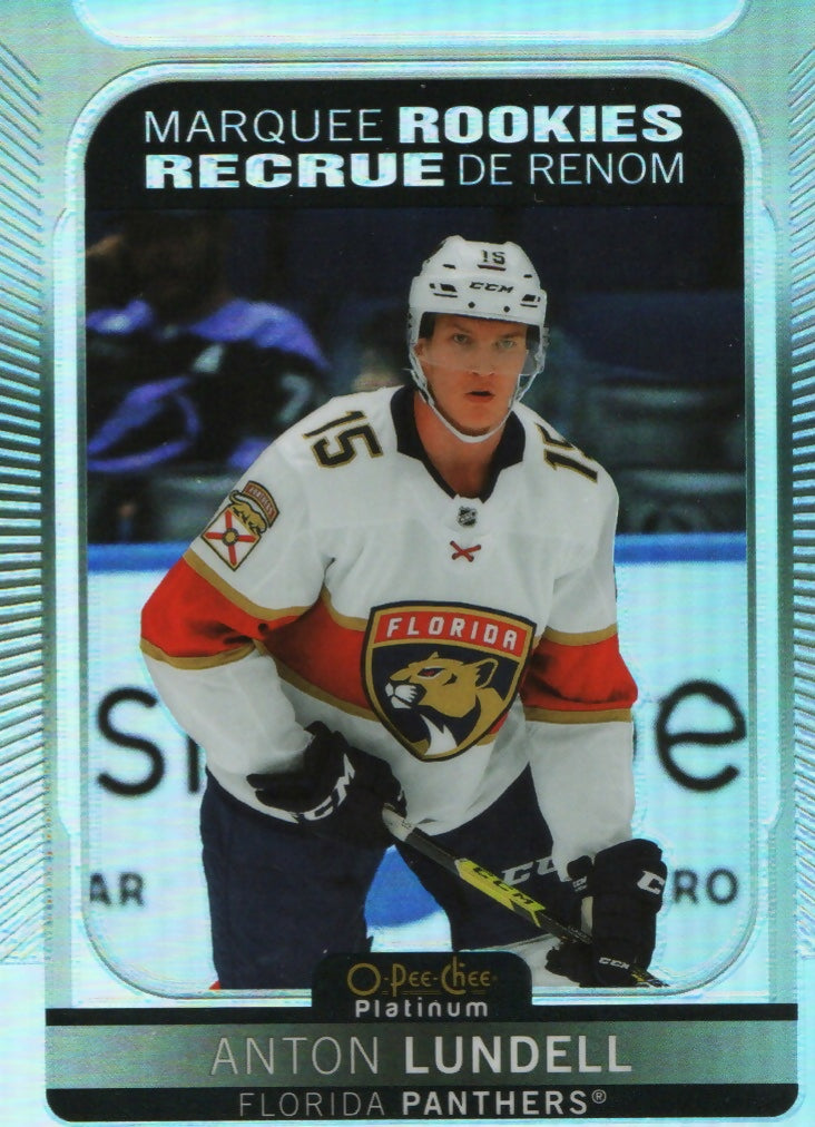 2021-22 Upper Deck O-Pee-Chee Platinum Hockey - Base - Rainbow #296 Anton Lundell - Florida Panthers - A