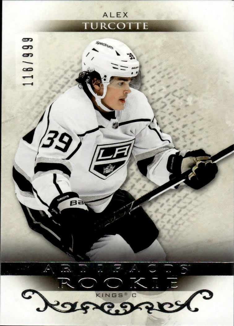 2021-22 Upper Deck Artifacts Hockey - Rookies #RED194 Alex Turcotte - Los Angeles Kings - A