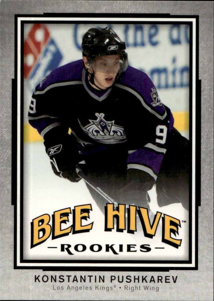 2006-07 Upper Deck - Bee Hive Hockey - Base - Rookies #127 Konstantin Pushkarev - Los Angeles Kings - A