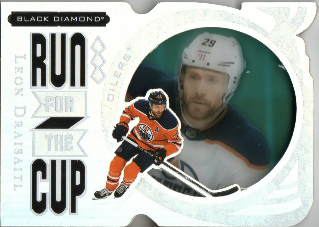 2021-22 Upper Deck Black Diamond Hockey - Run For the Cup /99 #RUN-LD Leon Draisaitl - Edmonton Oilers