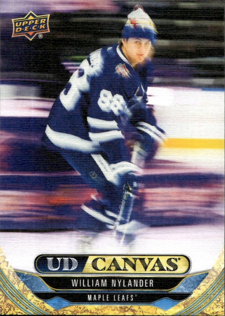 2024-25 Upper Deck Series 1 Hockey - UD Canvas #C-85 William Nylander - Toronto Maple Leafs - A