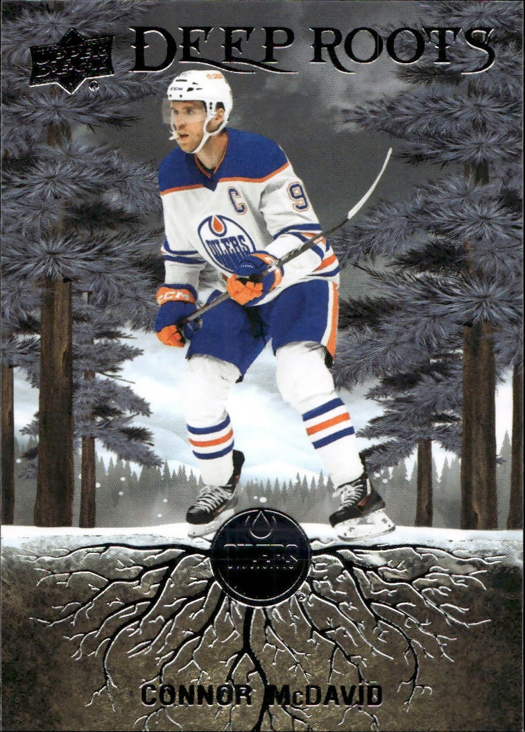 2023-24 Upper Deck Series 2 Hockey - Deep Roots #DR-45 Connor McDavid - Edmonton Oilers