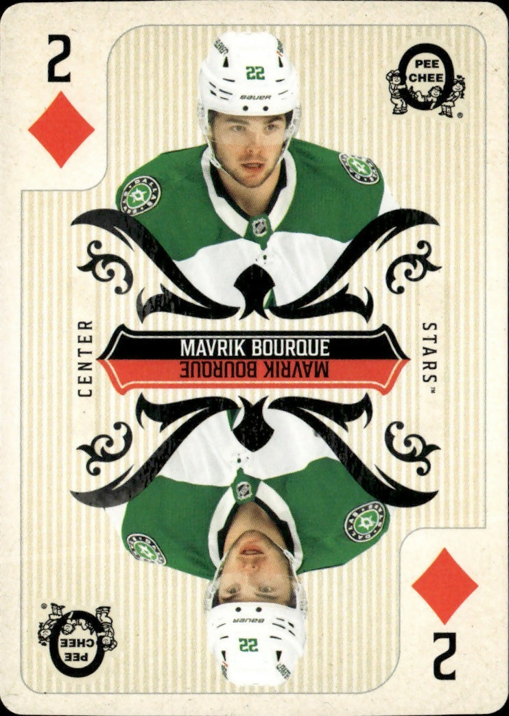 2024-25 Upper Deck O-Pee-Chee - Playing Card #2D Mavrik Bourque - Dallas Stars - A