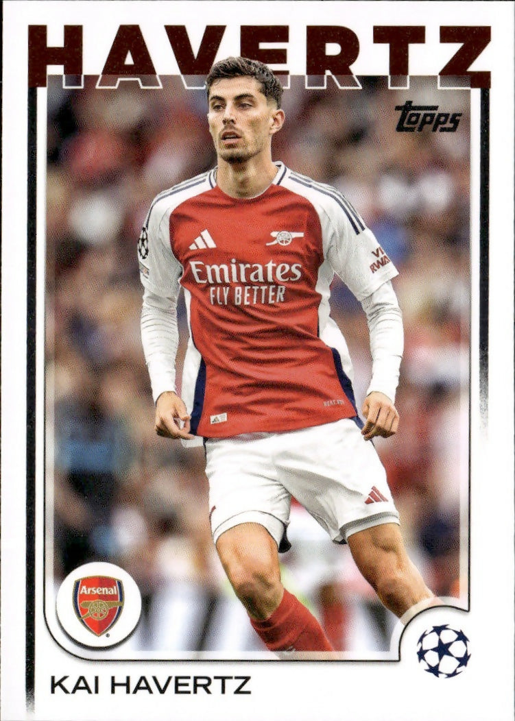 2024-25 Topps UEFA Club Competitions - Base #125 Kai Havertz - Arsenal FC - A