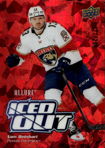 2022-23 Upper Deck Allure Hockey - Iced Out - Red #IO-14 Sam Reinhart - Florida Panthers - A