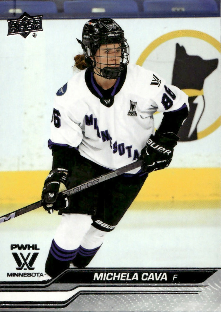 2024-25 Upper Deck PWHL Hockey - Base #35 Michela Cava - Minnesota Frost - A