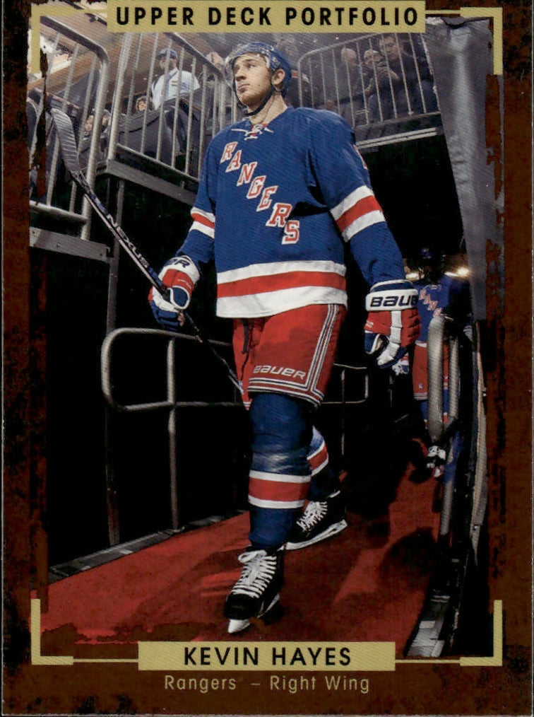 2015-16 Upper Deck Portfolio Hockey - Base #142 Kevin Hayes - New York Rangers