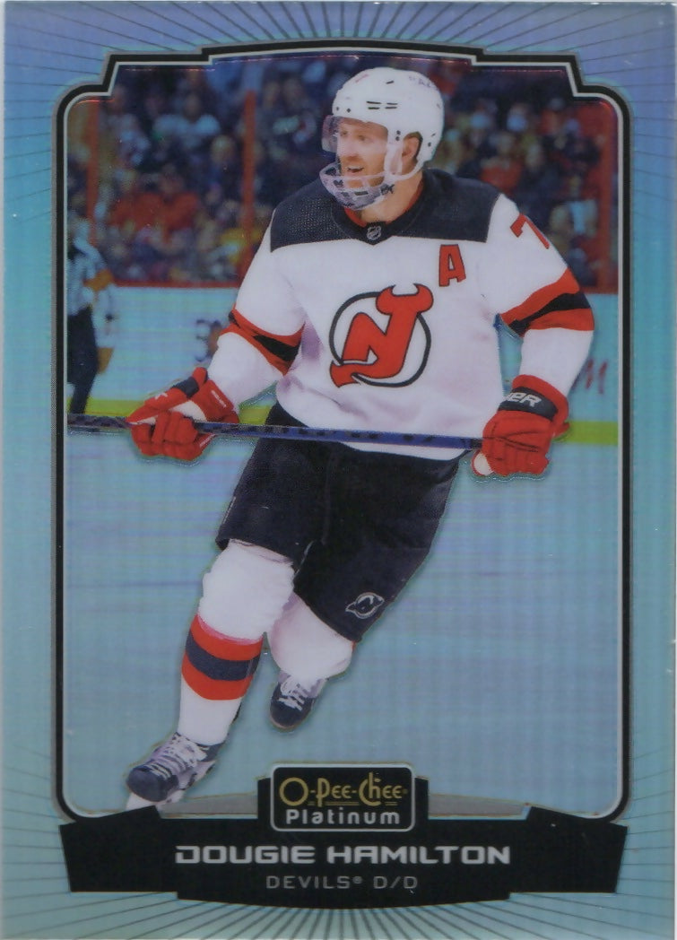 2022-23 Upper Deck O-Pee-Chee Platinum Hockey - Base - Rainbow #70 Dougie Hamilton - New Jersey Devils